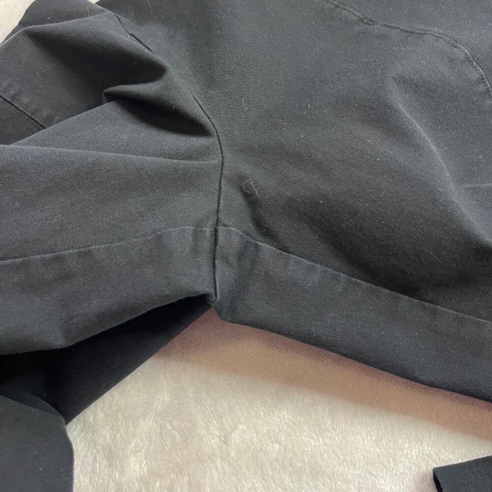 Old Navy Womens Black High-Rise Pixie Wide-Leg Pants Size XL‎ Comfort Waistband - Picture 6 of 9